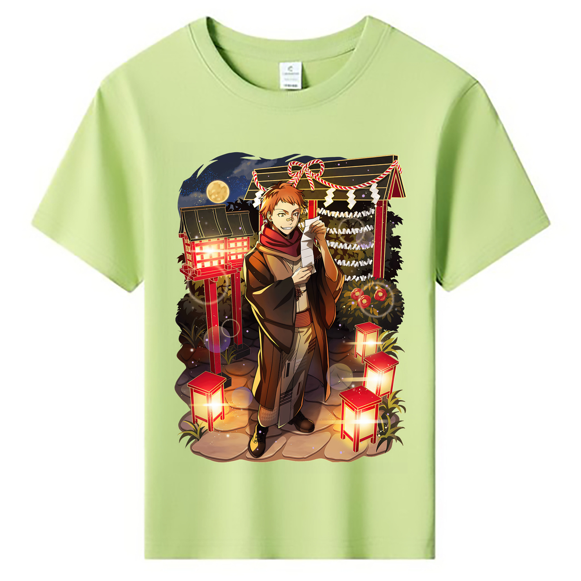 （画像用） 文豪ストレイドッグス Bungo Stray Dogs 綿100％キッズTシャツ（フロントプリント）